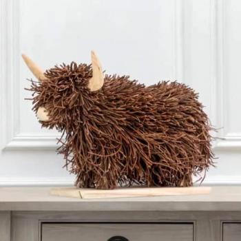 Hewie Handcrafted Highland Cow Statue