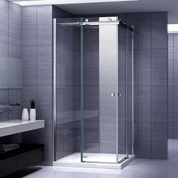Cabine de douche coulissante ATEMIS 75x115 cm H200 verre 8 mm transparent