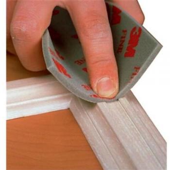 Éponge de ponçage fine 3M Oxyde d'aluminium P320 140x115mm (20 pièces)