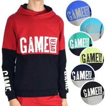 BEZLIT Jungen Hoodie mit Kapuze und GAME OVER Design