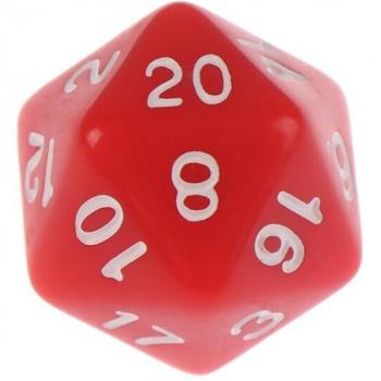 Dés multi-facettes D20 en acrylique