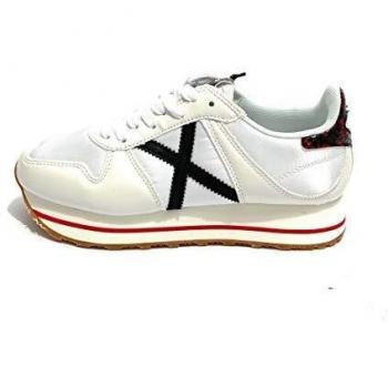 Munich Sneakers Femme Mod. Massana Sky en Cuir Blanc lu 122 DS20MU02 3