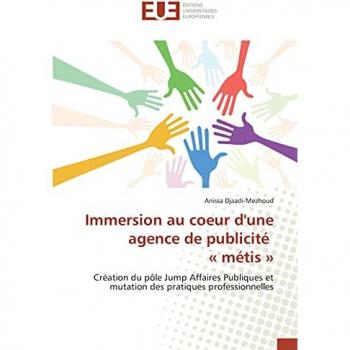 Immersion au coeur d'une agence de publicité ' métis ', Fachbücher von Anissa Djaadi-Mezhoud