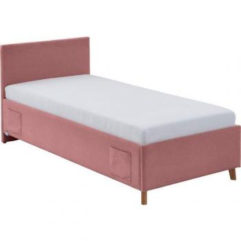 MEISE.MÖBEL Kinderbett mit Bettkasten, rosa