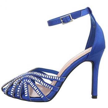 Ital-Design Damen Party Pumps Blau