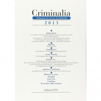 Criminalia. Annuario di scienze penalistiche