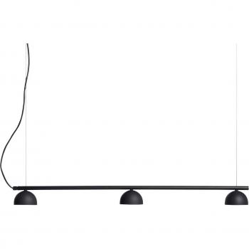 Suspension à 3 lampes Northern Blush, noire