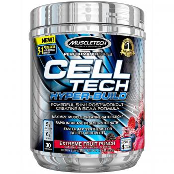 Hyper‑Build Powermix (Muscletech) – Extremer Fruit Punch, 30 Portionen, 510 g