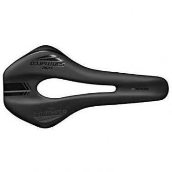 Selle Sanmarco 324LN401 Narrow Racing Saddle, Black, Open Fit