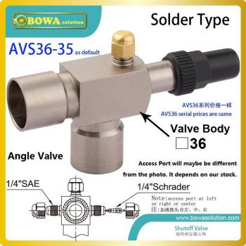 SH/SM/SY/SZ/WSH/PSH Angle Shutoff Valves