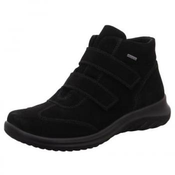 Winterboots LEGERO SOFTBOOT Gr. 43, schwarz, Damen, Veloursleder, Schuhe, mit zwei Klettverschlüssen