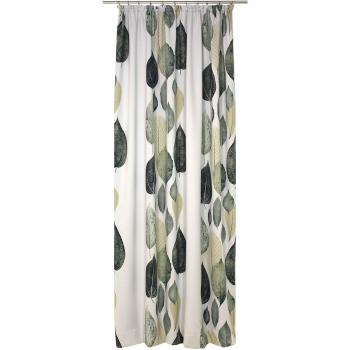 WIRTH Vorhang „Marek“ – 180 x 145 cm, grau, Polyester, mit dekor