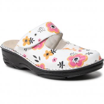 Berkemann Berkoflex Heliane Leder-Clogs – Modell 03457, Weiß