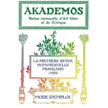 Akademos, la première revue homosexuelle (1909) mode d'emploi
