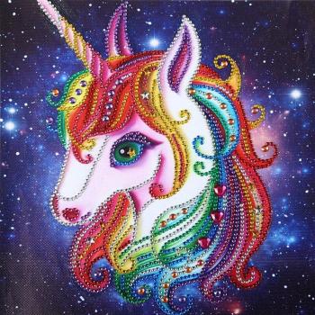 5D DIY Cartoon Unicorn Crystal Painting Kit