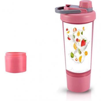 500ml Fitness Water Bottle with Mixing Ball