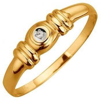 KLiNGEL – Eleganter Damenring mit In‑Diamanten, weiß