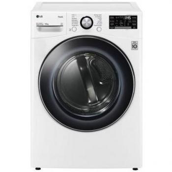 LG RH6P12WH 16 Kg Sèche Linge A+++ Wifi Charge Avant Autoportante Blanc/Noir Toujours Prêt
