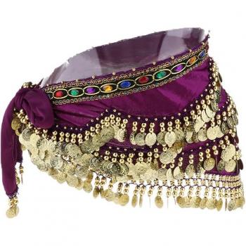 Colorful Hip Scarf for Belly Dancing