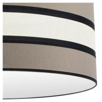 Tavolo Illuminato: Paralume Karla E14 taupe/beige 17x17x15 cm