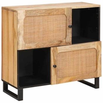Brown Solid Mango Sideboard, 80 x 33 x 75 cm – VidaXL