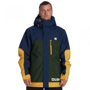 Defiant Vest DC Shoes – Capuche en Jaune et Bleu Foncé – L