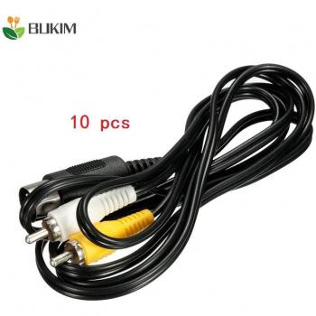 Juego de cables RCA para Sega Genesis, 10 unidades