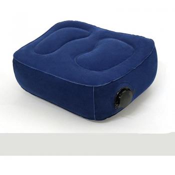 Travel Pillow with Inflatable Head and Chin Support