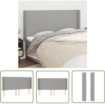 Literie Tête de lit gris pâle – 163x16x118 cm