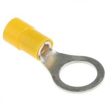 Conector Aislado Redondo Cobre Amarillo 10AWG