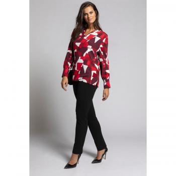 Tunica Donna Taglie Forti Viscosa Bianca Maniche Lunghe 60/62