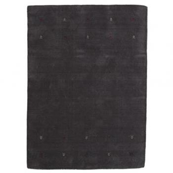 Carpetfine Gabbeh Uni Wool Rug Grey Rectangle 200 x 290cm