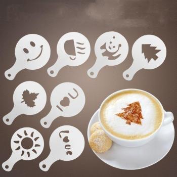 16-Piece Plastic Stencil Set for Baking