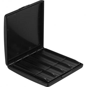 Saxophone and Clarinet Reeds Case 8pcs Black ABS
