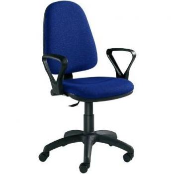 Bilbao Fabric Operators Chair with Fixed Arms