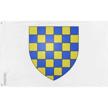 Royal Raoul I Vermandois Flag – 160×240 cm – Polyester – Front/Back print – Iron fasteners