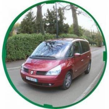600mm Diameter Spectrum Industrial Outdoor Mirror with Green Frame for Enhanced Visibility