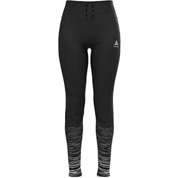 Calzamaglia Lunga Donna Odlo Zeroweight Warm Riflettente Nera