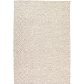 Tapis Kilim en Laine Beige 170x240 Motif Géométrique