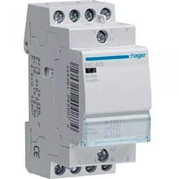 Hager ESC425 25A 4NO Contactor 230VAC