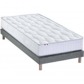 Matelas Ressorts + Mémoire de Forme Noir 90x190