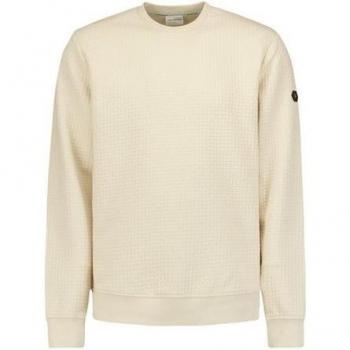 NO EXCESS Herrenpullover „Rundhals Jacquard“ – XXL, dunkelbeige