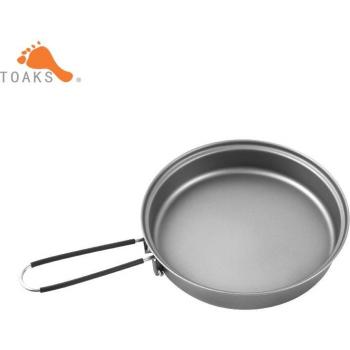 TOAKS Titanium Pan 145mm with Folding Handle