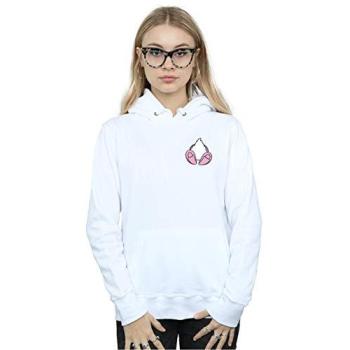 Women's Daisy Duck Backside Hoodie (White, XL)
