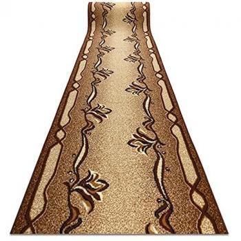 Tapis Krzyś BCF marron 90x350 cm