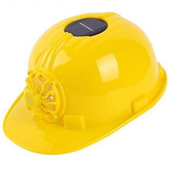 Sombrero de Trabajo con Energía Solar y Ventilación