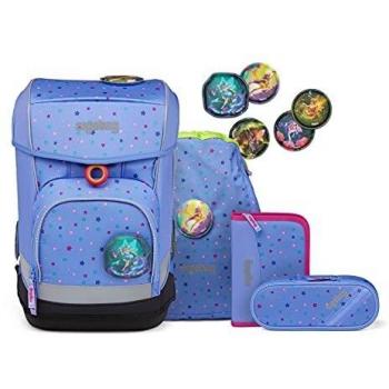 ERGOBAG Cubo Light Schulranzen mit Klettie-Set