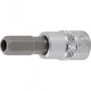 Empreinte carrée femelle 6,3 mm – Douille à embouts avec six pans et alésage 7 mm (BGS)
