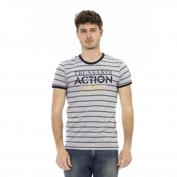Trussardi Gray T-Shirt for Men