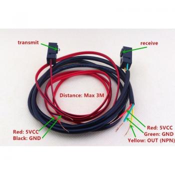 Infrared Photoelectric Pair Sensor 2m Anti-Interference 5V RAD2M